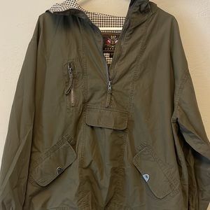 Express Army Green Pullover Jacket size M